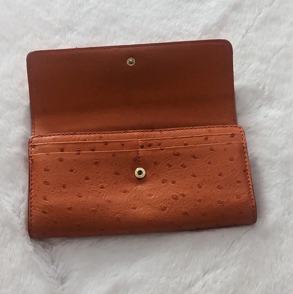 Michael Kors Ostrich Wallet - Picture 2 of 5
